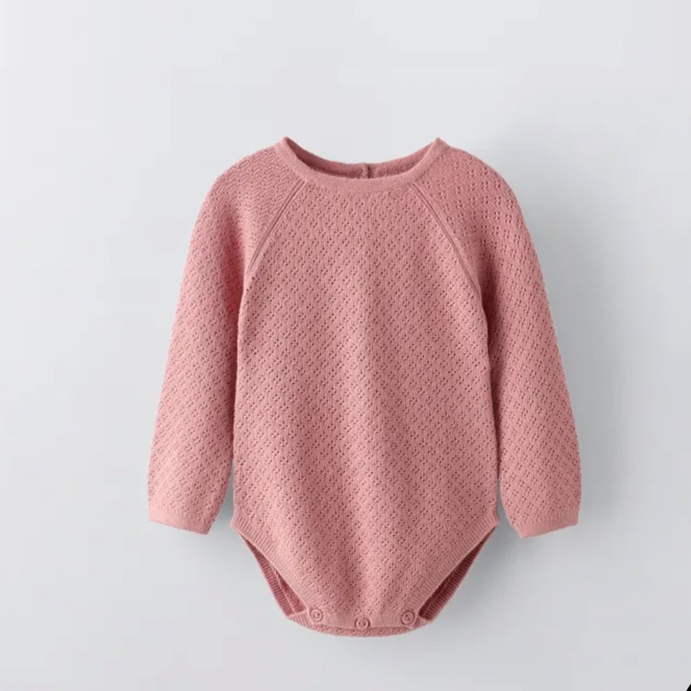 Zara Baby WOOL BLEND KNIT BODYSUIT